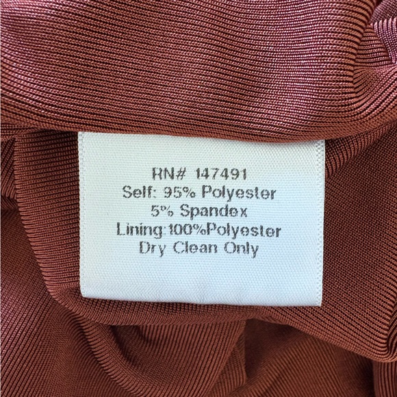 Revolve Katie May In A Mood Brown Long Sleeve Ruched Size Medium Wedding Guest - Picture 7 of 10